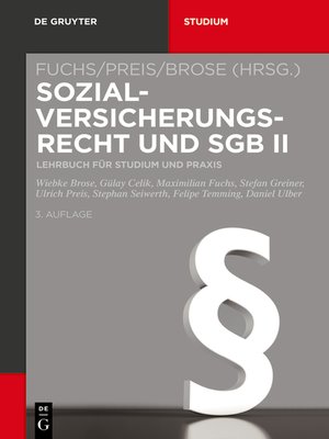 cover image of Sozialversicherungsrecht und SGB II